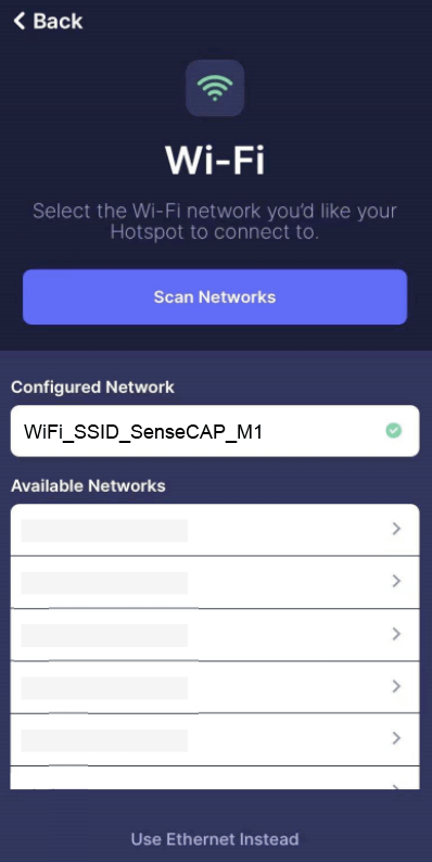 SenseCAP M1 App Wifi