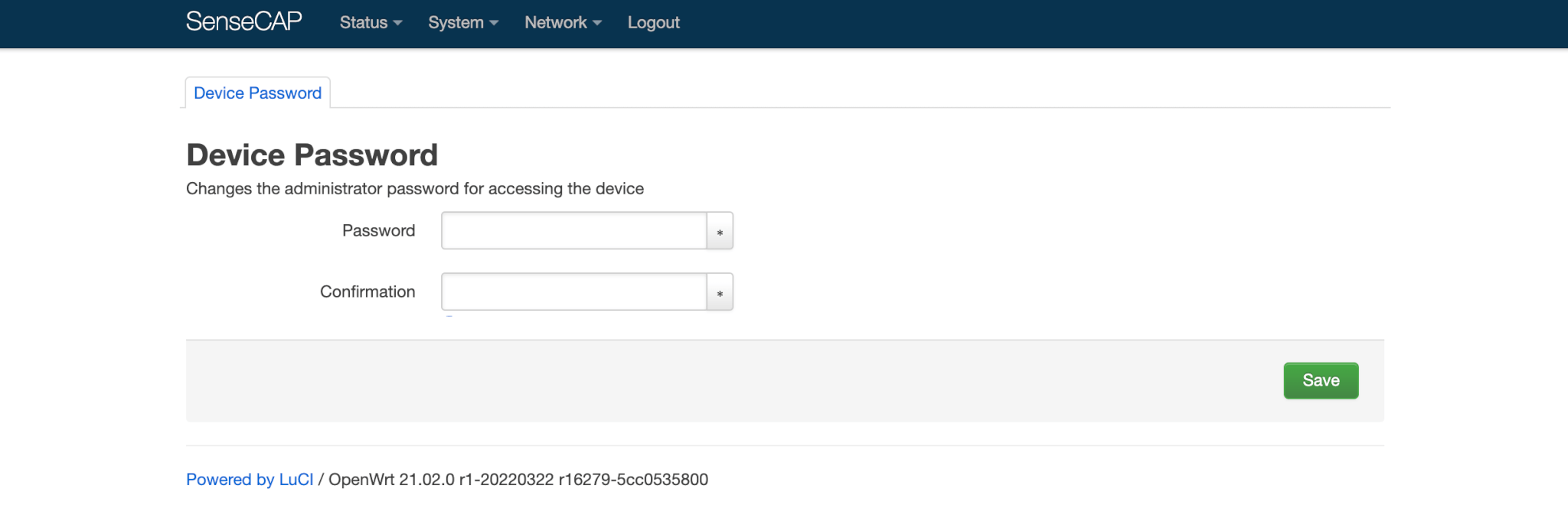 SenseCAP M2 Local Console Guide Breathing LuCi Password