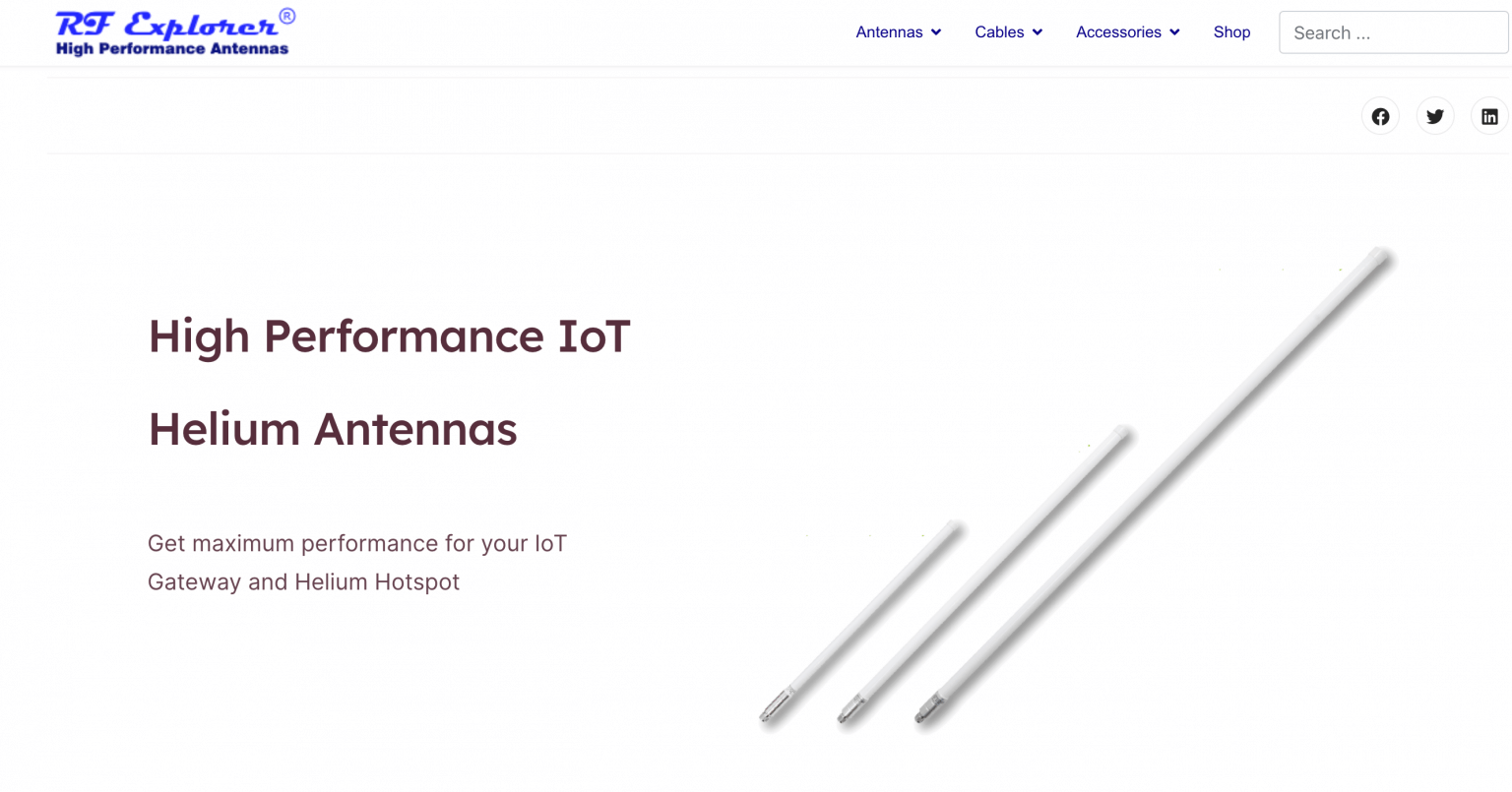 Antennas SenseCAP M1/M2 Hotspot Helium Miner Official Site