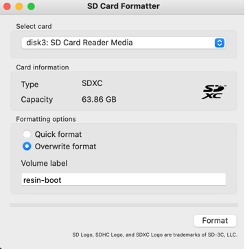 SD Card Formatter MacOS