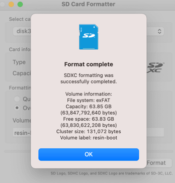 SD Card Formatter MacOS Complete