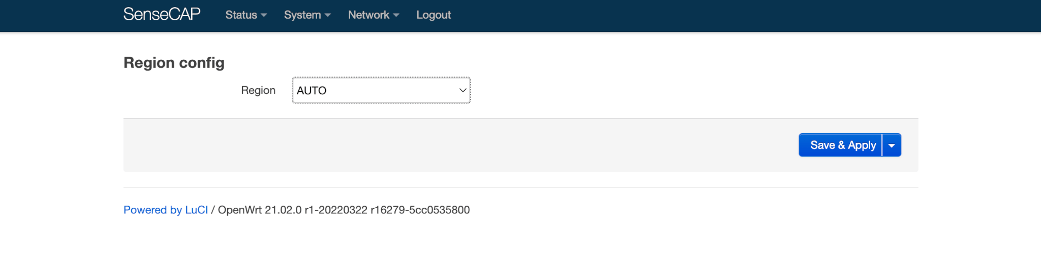 SenseCAP M2 Local Console Guide Breathing Region Config