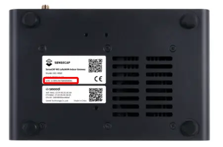 SenseCAP M1 Serial Number