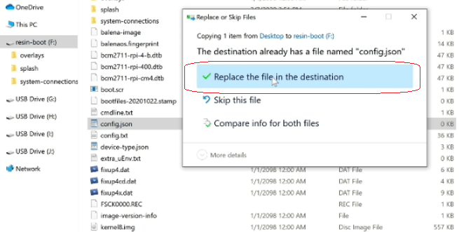 Windows Swap Config.json File