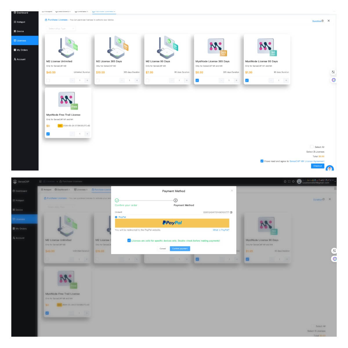 Quick Start- Deploy MystNode on M1 via Dashboard - SenseCAP M1/M2